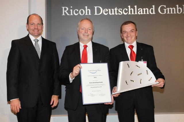 Ricoh Deutschland mit Ludwig-Erhard-Preis 2010 ausgezeichnet