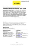 Update für das Design-Headset Jabra STONE