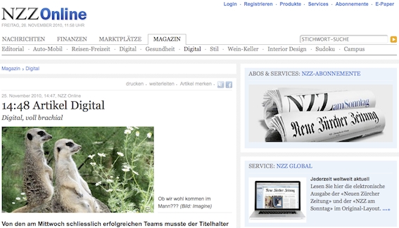 Memonic stellt der NZZ eine White Label-Lösung zur Verfügung