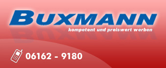 Buxmann Werbeartikel fährt zweigleisig