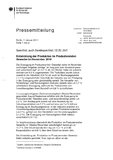 Entwicklung der Produktion im Produzierenden Gewerbe im November 2010
