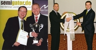 SemiGator AG ehrt Martin Limbeck und Dirk Kreuter für hervorragende Vortragsleistungen im Jahr 2010