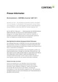 Die fantastische 4 – CONTENS 4.0 auf der CeBIT 2011