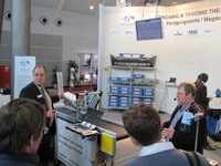 AIM-D e.V. zeigt AutoID-Live-Szenarium Tracking&Tracing Theatre auf der LogiMAT 2011 in Stuttgart, Halle 3, Stand 505