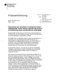 Datenschutz und -sicherheit in Intelligenten Netzen – Staatssekretär Jochen Homann gibt den Startschuss zur Entwicklung eines Schutzprofils für Smart Meter