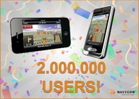 Wegweisend individuell – Zwei Millionen Smartphone-Besitzer navigieren mit NAVIGON Apps