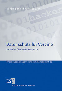 Praxiswissen Sportverein & Management: Datenschutz im Verein zur Premiere der neuen Schriftenreihe im Erich Schmidt Verlag