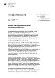 Brüderle lobt Engagement deutscher Auslandshandelskammern
