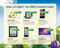 Oster-?Ei-Lights? für ABUS Security-Center Partner