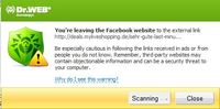 Dr.Web LinkChecker schützt vor Facebook-Fallen