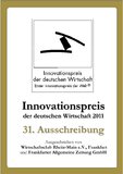 Einladung zur Teilnahme am Innovationspreis der deutschen Wirtschaft