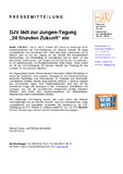 DJV lädt zur Jungen-Tagung „24 Stunden Zukunft“ ein