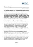 IDC Security Conference 2011: Investment in eine sichere Zukunft