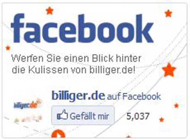 billiger.de knackt die 5.000-Fan-Marke auf Facebook
