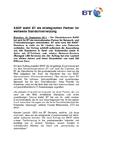 BASF wählt BT als strategischen Partner für weltweite Standortvernetzung