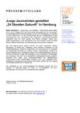 Junge Journalisten gestalten „24 Stunden Zukunft“ in Hamburg