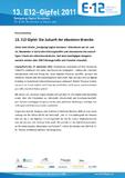 13. E12-Gipfel: Die Zukunft der eBusiness-Branche