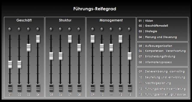 Führungs-Reifegradanalyse liefert konkrete Handlungsempfehlungen für bessere Führungsarbeit