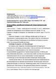 Kodak demonstriert auf der IFRA Expo 2011 flexible CTP- und Digitaldrucklösungen für Zeitungen