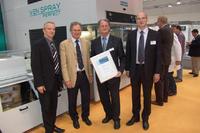 Erster Platz für das Farbschnellwechsel-System der Baureihe Ven Spray Perfect beim Neuheiten-Symposium auf der LIGNA
