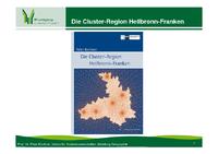 Heilbronn-Franken ist eine starke Cluster-Region