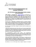 Neues 3D-Zeichnungsprogramm von Dassault Systèmes Neues 3D-Zeichnungsprogramm von Dassault Systèmes
