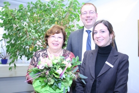 40-jähriges Dienstjubiläum am 6. Januar 2011 bei der Rüsselsheimer Volksbank eG