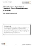 Serverraumüberwachung – professionell und preiswert!