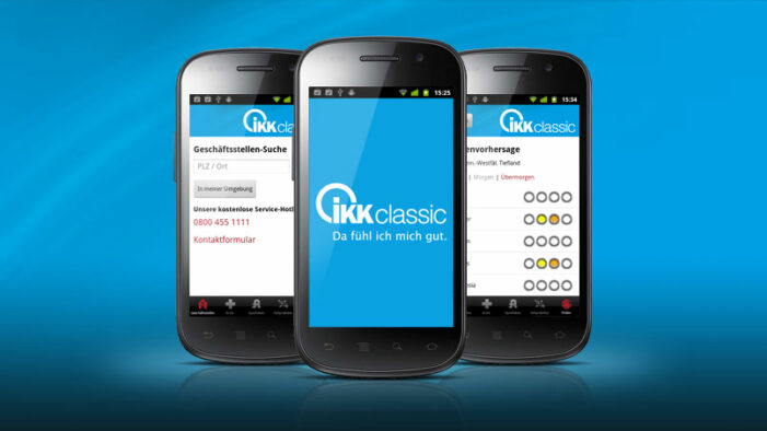 IKK classic: Service für unterwegs