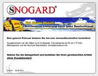 SNOGARD versandkostenfrei bestellen