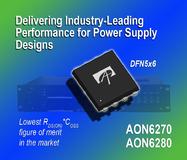 Brandneue 75V und 80V MOSFETs von AOS bieten Top-Performance für Stromversorgungen