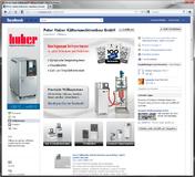 Huber Kältemaschinenbau jetzt auf Facebook