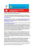 Info-Tag:?Mit Microsoft Dynamics? NAV Produktivität erhöhen und Kosten senken!? live präsentiert von ags am 06.03.2012