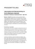 msg systems hat Intensivtraining zur Scrum-Methode entwickelt
