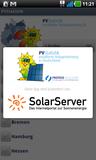 Photovoltaik-Anlagenstatistik:  SolarServer und Proteus Solutions GbR bieten kostenlose App für Android-Smartphones an