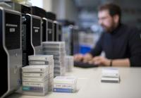 600 Quadratmeter Tape-Migration und Datenrettung