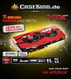 Caseking exklusiv: VTX3D RADEON HD 7970 X-Edition mit 13,5% Leistungssteigerung ab sofort zum Spitzenpreis!