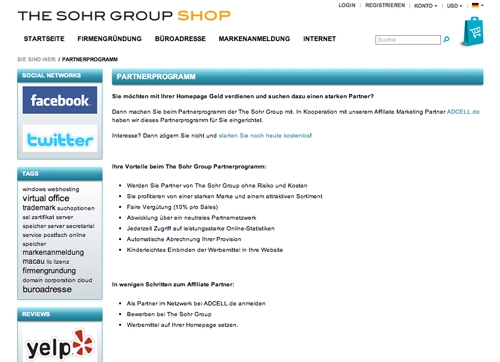 The Sohr Group startet eigenes Affiliate-Partnerprogramm!