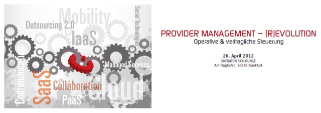 Fachkongress Provider Management (R)Evolution – operative und vertragliche Steuerung