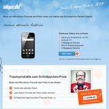 billiger.de startet Facebook-App?Drück den Preis!?