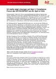 bit media zeigt Lösungen auf dem 4. Compliance-Forum der DATAKONTEXT am 25. April in Köln