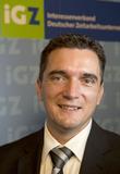 Armin Zeller dankt für Wiederwahl zum iGZ-Landesbeauftragten