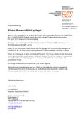 Wieder Warnstreik bei Springer