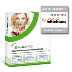 InsoMACS wurde mit dem Innovationspreis-IT Best of 2012 ausgezeichnet