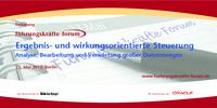 Ergebnis- und wirkungsorientierte Steuerung