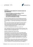 Rheinmetall im ersten Quartal 2012: Automotive-Sparte mit neuen Bestwerten
