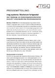 msg systems: Wachstum fortgesetzt
