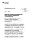 Rösler: Mehr Beschäftigung und Wachstum durch weitere Vertiefung der transatlantischen Wirtschaftsbeziehungen