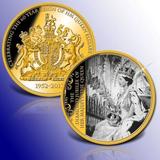 Rekordmünzen zum ?Diamond Jubilee? von Königin Elizabeth II. ? Eine der schönsten Prägungen gibt es bei BAYERISCHES MÜNZKONTOR