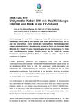 ANGA Cable 2012: Unitymedia Kabel BW mit Hochleistungs-Internet und Blick in die TV-Zukunft